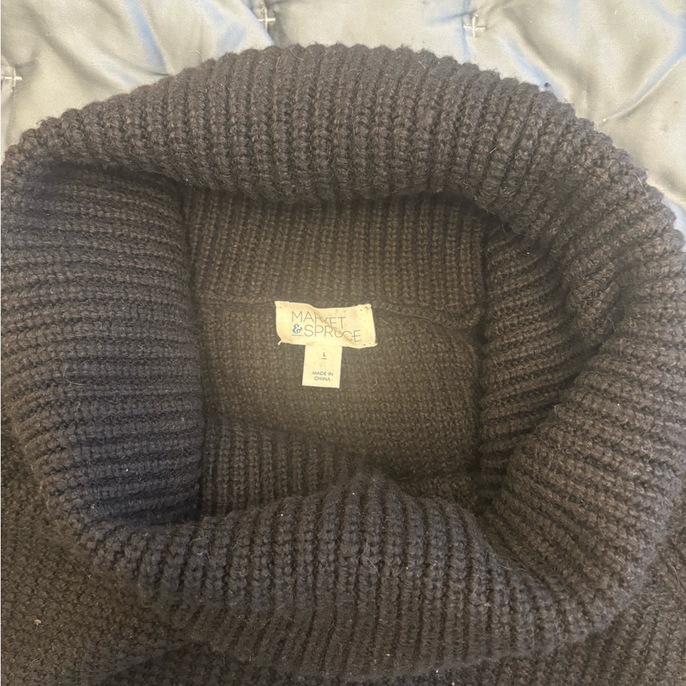 Cozy Black Knit Sweater - Picture 3 of 3